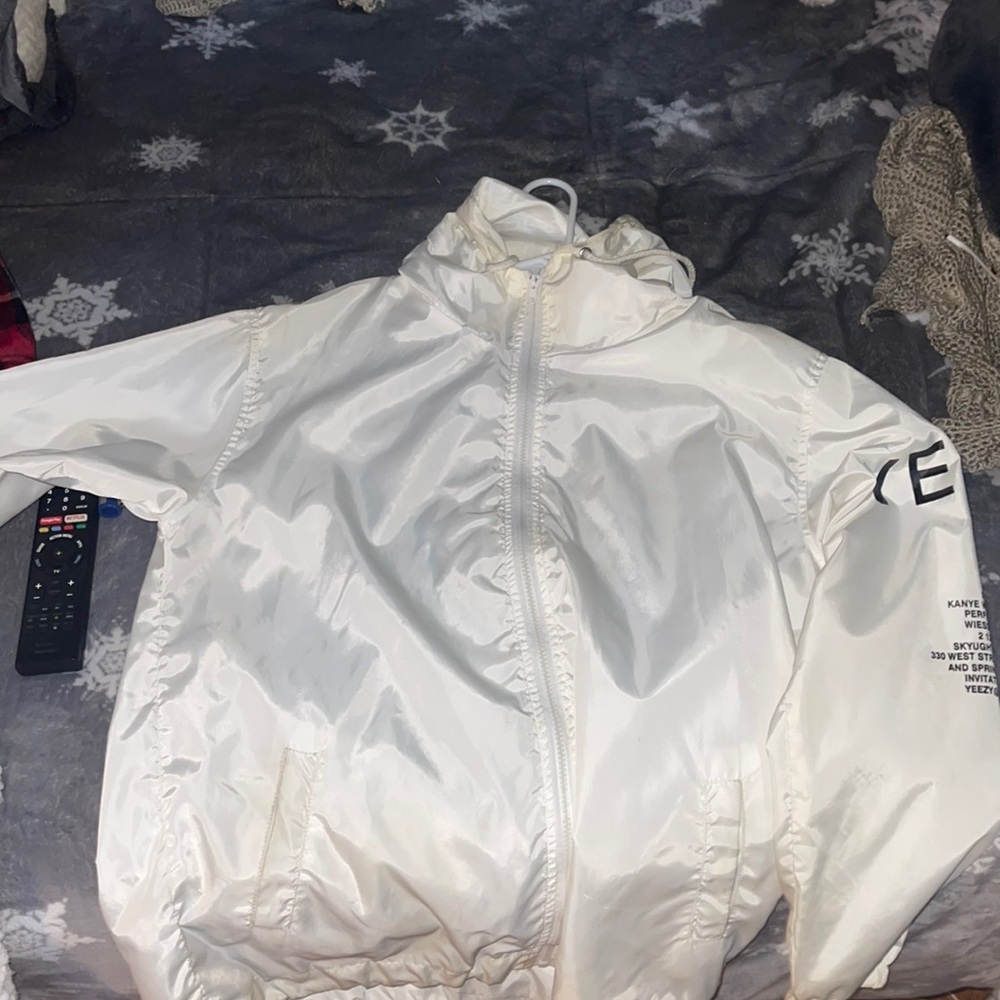 White Yeezy Season 3 Windbreaker